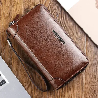 Premium Leather Luxury Hand Loop Clutch Bag