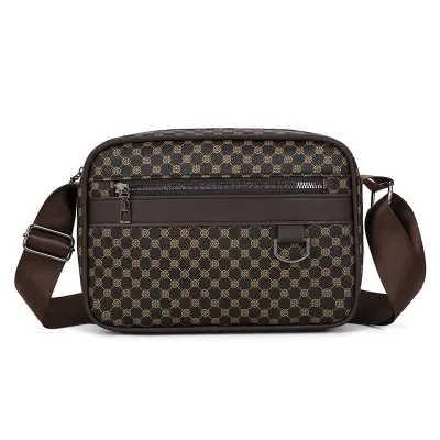 Trendy Stylish Waterproof Crossbody Bag – Printed PU Leather Travel Sling Bag