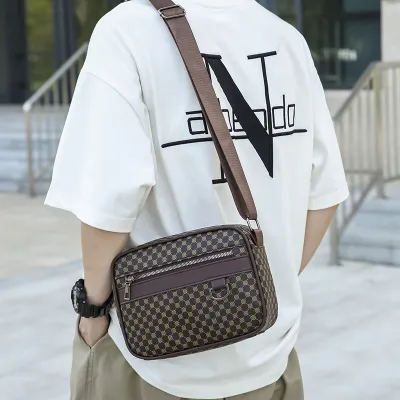 Trendy Stylish Waterproof Crossbody Bag – Printed PU Leather Travel Sling Bag