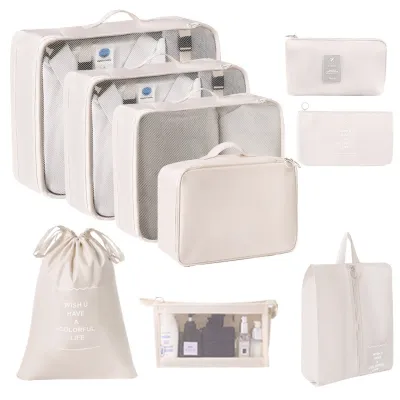 Travel Packing Organizer set Beige