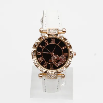 Elegant White Watch & Jewelry Gift Set 