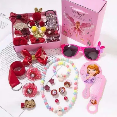 Barbie Girl  Hair Accessories Box (28 pcs) 