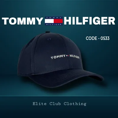 Men's T o m m y H i l f i g e r Cap (S-5)-Navy Blue