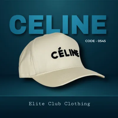 Men's Celine Cap (S-1)-off White