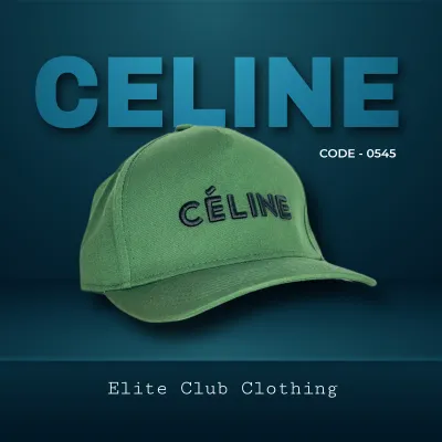 Men's Celine Cap (S-1)-Green	