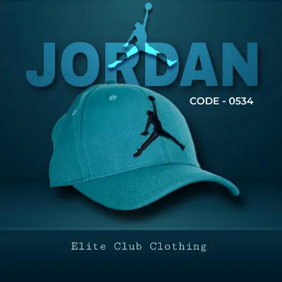 Men's J o r d a n Cap (S-7)-Teal	