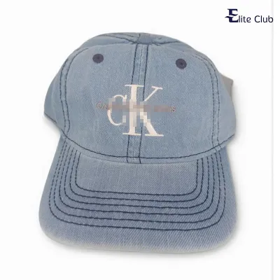 Men's C K Denim Cap (S-2)-Light Blue	