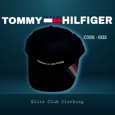 Men's T o m m y H i l f i g e r Cap (S-3)-Navy Blue	