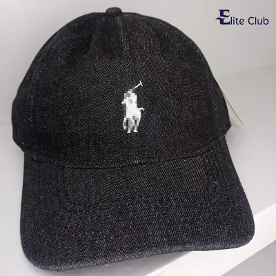 Men's U S P O LO Denim Cap (S-4)-Black	