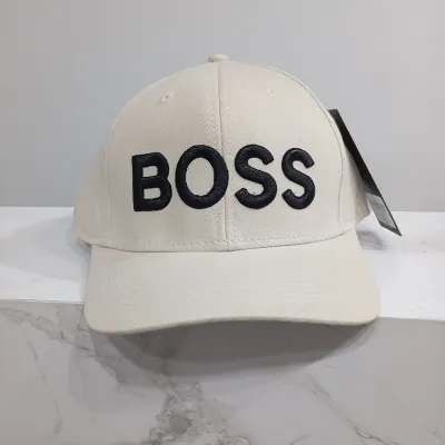 Men's Boss Cap -Off White