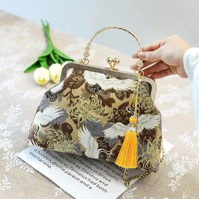 Luxe Raya Gold Handbag