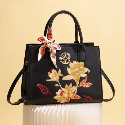 Bloom Embroidered Handbag