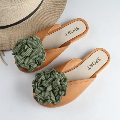 Daffodil Flower  Half Slippers