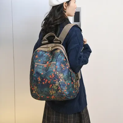 Flower Cloth BackPack