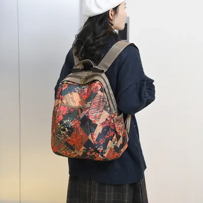 Flower Cloth BackPack