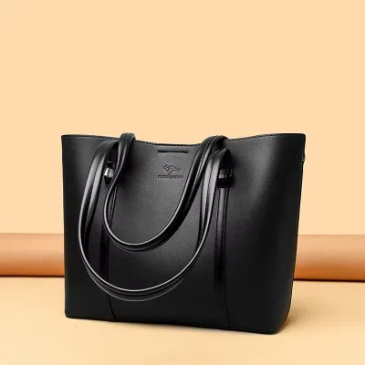 Three-layer Pu Leather Handbag