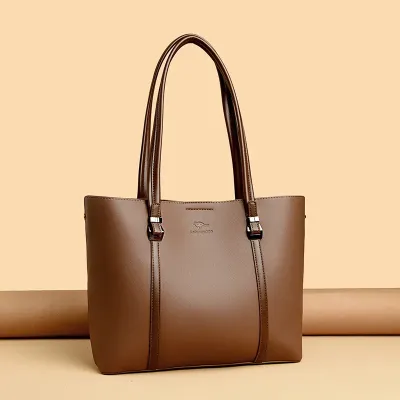 Three-layer Pu Leather Handbag