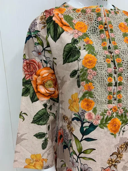 Pakistani Original Sahibas by mirza Luxury Cotton stitched 3Pcs