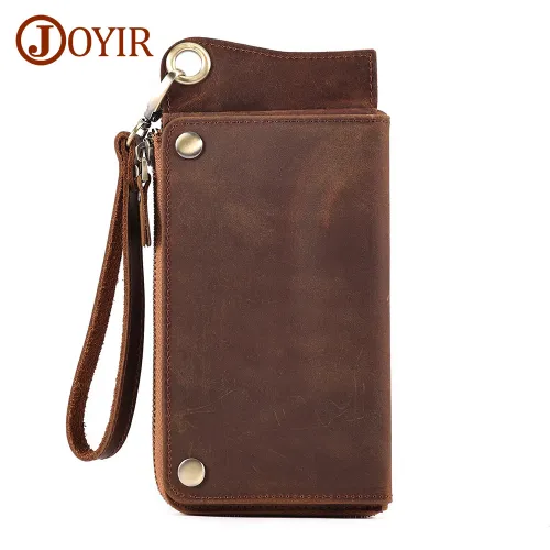 Men's Multi-Card Slots Genuine Leather Wallet 