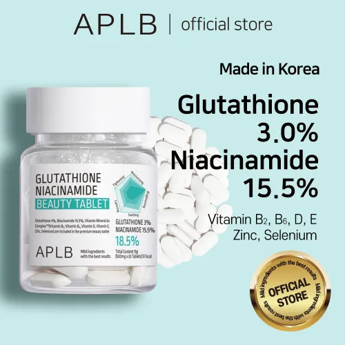 APLB Glutathione Niacinamide Beauty Tablet 500mg*30 Tablets 
