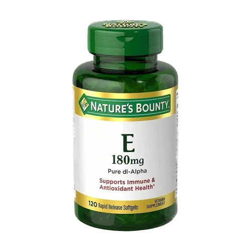 Nature's Bounty Vitamin E 180mg Pure dI-Alpha 120 Rapid Release Softgels