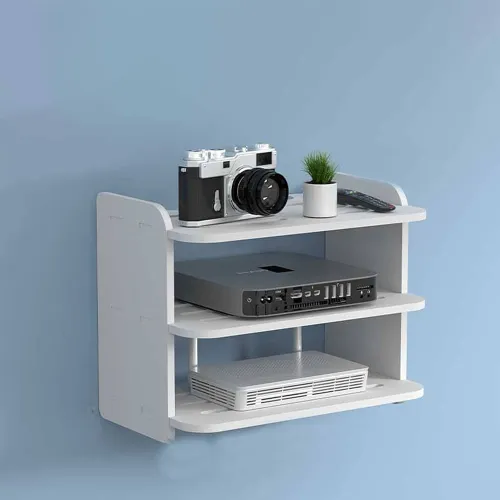 Wall mounted 3 layer WiFi Router Stand