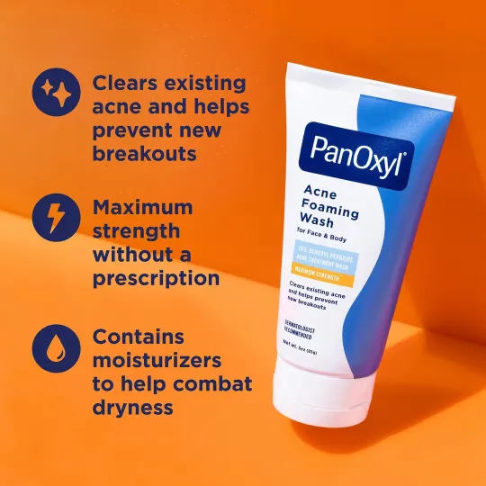 Panoxyl Acne Foaming Wash with 10% Benzoyl Peroxide (85g)