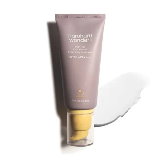 Haruharu wonder Black Rice Pure Mineral Relief Daily Sunscreen SPF 50 