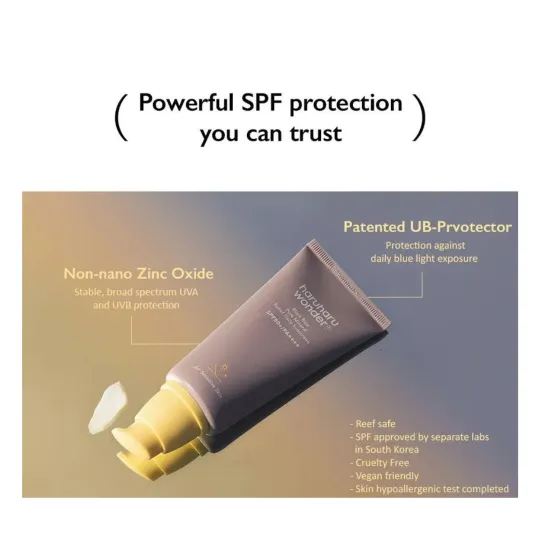 Haruharu wonder Black Rice Pure Mineral Relief Daily Sunscreen SPF 50 