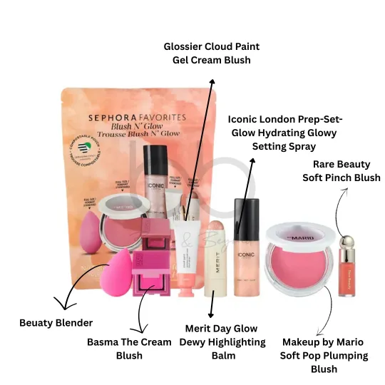 Sephora Favorites Blush N' Glow Blush Makeup Value Set