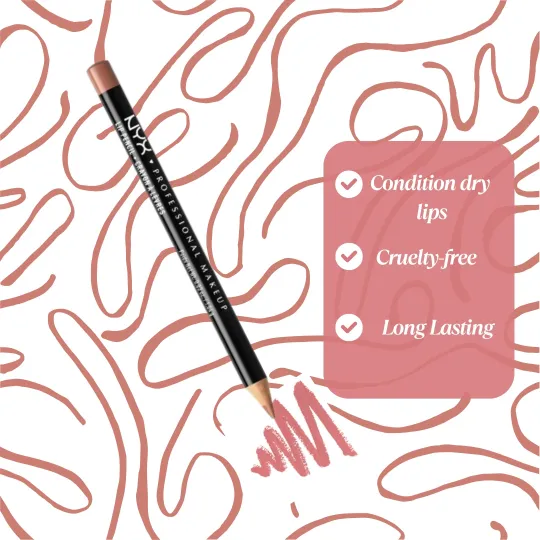 NYX Professional Makeup Slim Lip Pencil | Long-Lasting & Cruelty-Free