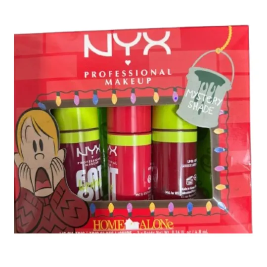 NYX Home Alone Fat Oil Lip Trio – Variation 3 | Limited Edition | Hydrating Lip Oils