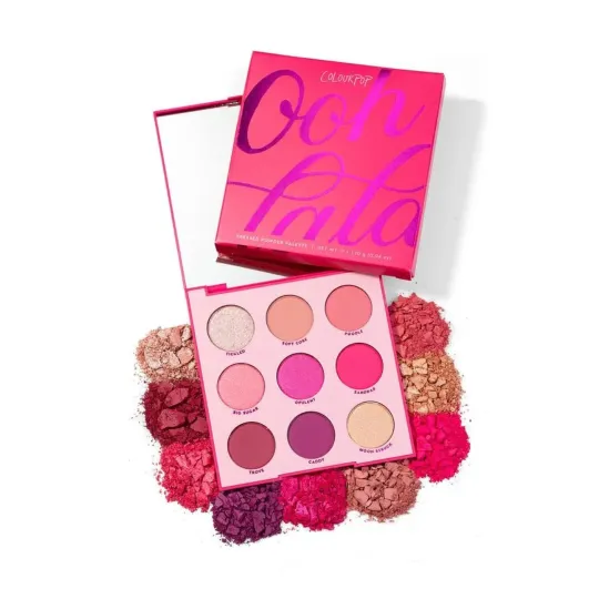 Colourpop Ooh La La Eyeshadow Palette – 9-Pan Pink & Purple Tones 