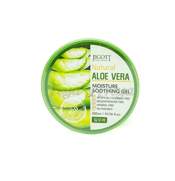 Jigott Natural Aloe Vera Moisture Soothing Gel 300ml