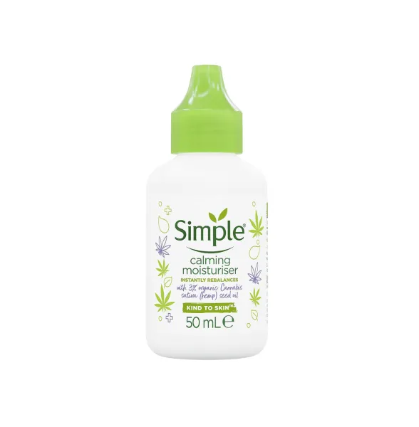 Simple Calming Moisturiser with Hemp Seed Oil 50ml