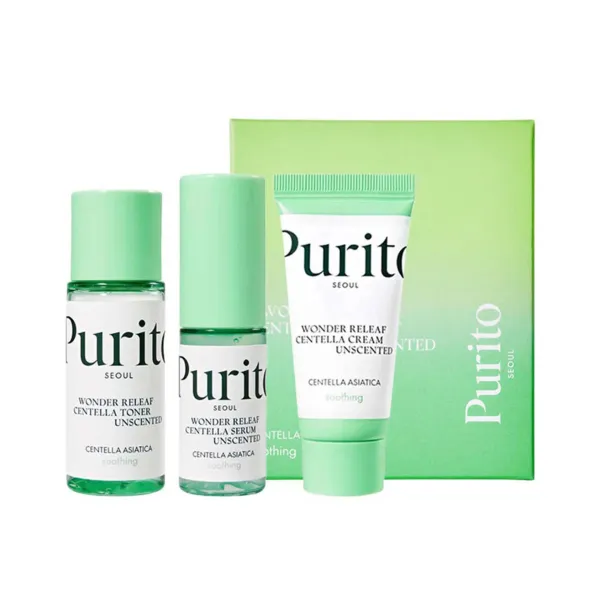 Purito Wonder Releaf Centella Mini Kit Unscented