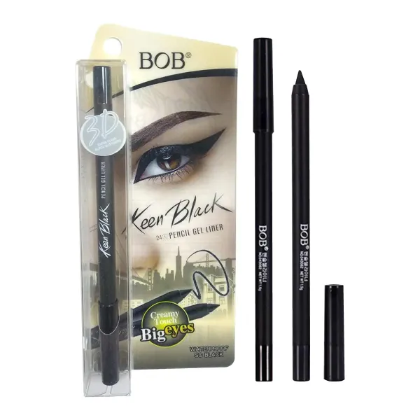 BOB 3D Cool Black Pencil Gel Eyeliner