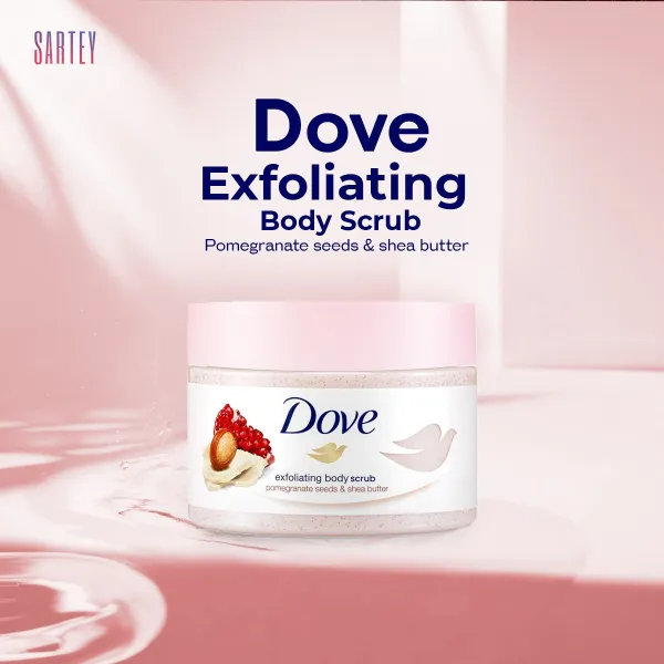 Dove body scrub