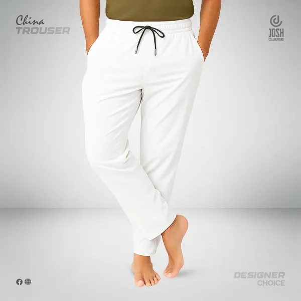 3 Pieces Formal Trouser Pant Combo (White, Navy, Black)