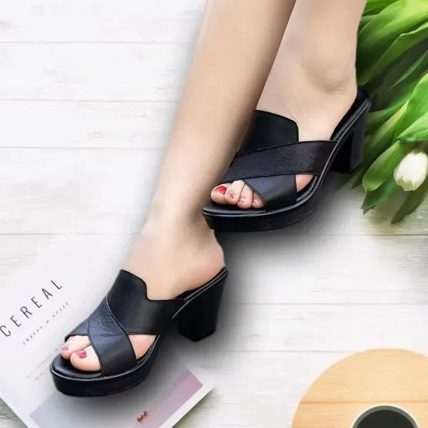 WOMEN'S HIGH HEELS WATERPROOF SHOES