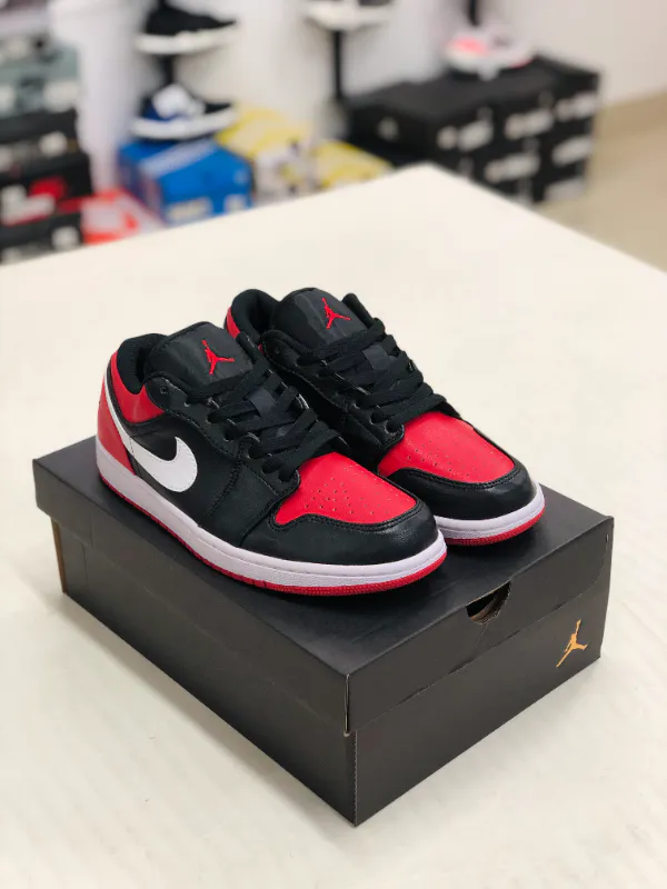 Air jordan 1 lowtop Grade 1:1 white-red - hkgroupbd