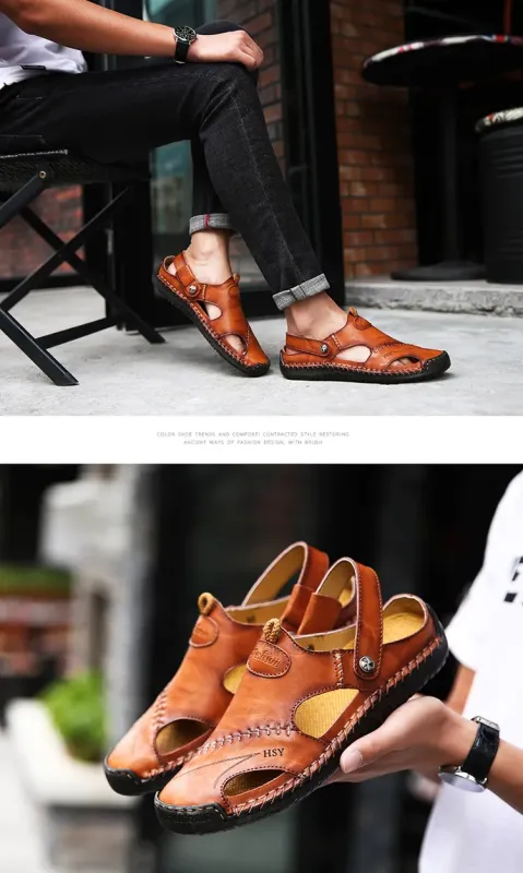Genuine Leather Sandals 2 DIS 2