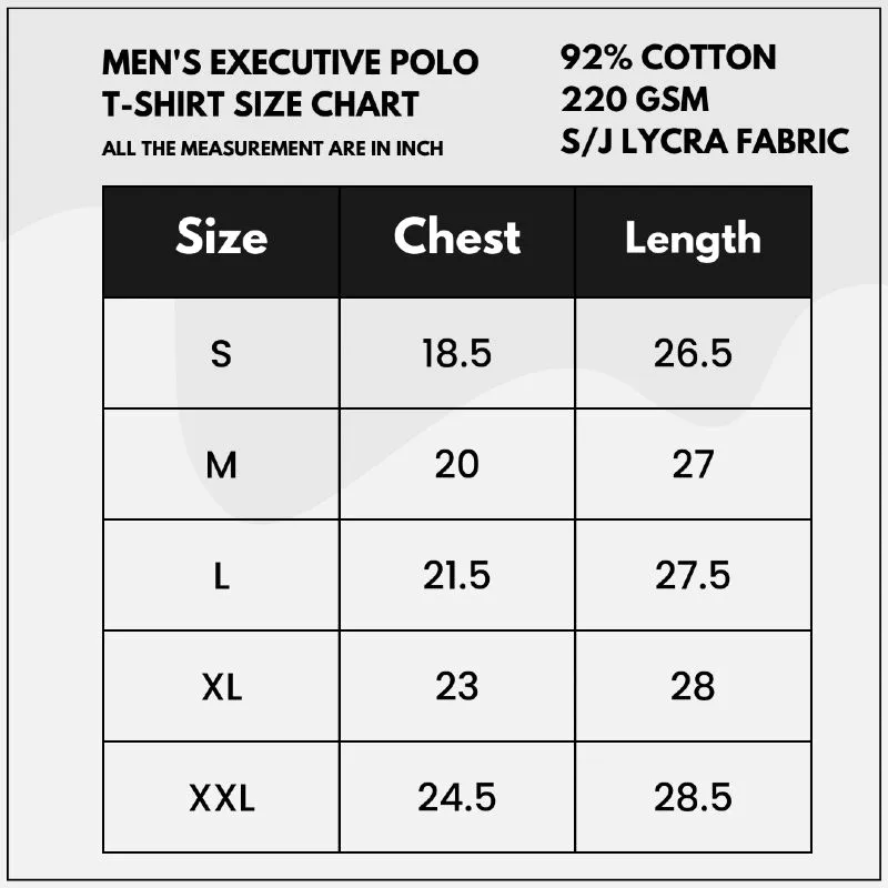 Men's Executive Polo (Sky) - Comfystyle