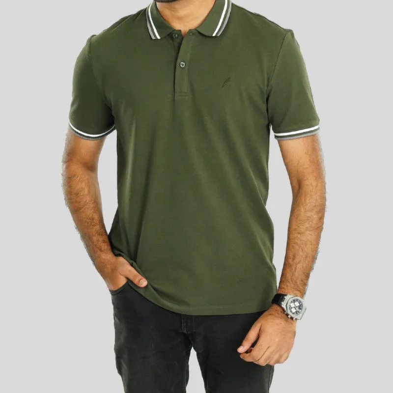 Men's Standard Polo (Olive) - Comfystyle